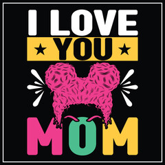 Mothers day t-shirt Vector mothers day t-shirt design Mother's Day element