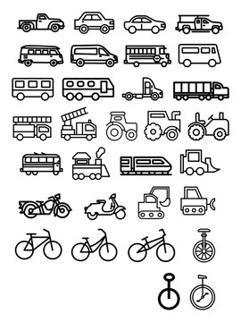 31 Vehicle-Vector-Symbols