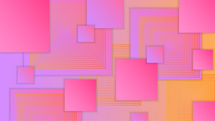 Vector pink gradient dynamic abstract lines background