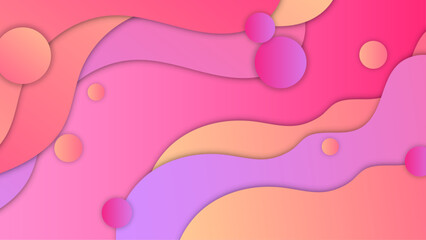Vector flat pink gradient abstract background
