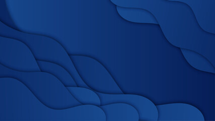 Vector blue gradient dynamic abstract lines background