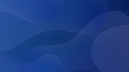 Vector blue abstract geometric shapes background