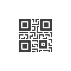 QR code vector icon