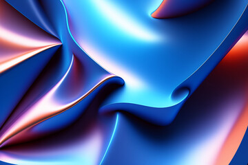 Blue and red background with a blue background. Generative Ai