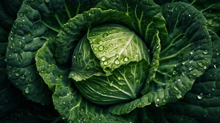 Cucina. Ingredienti. Cavolo. Ai generated.