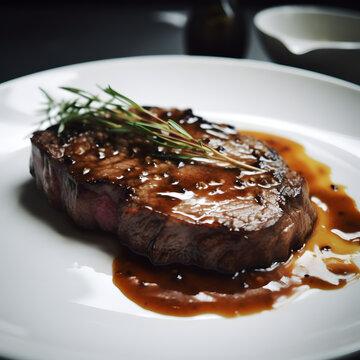 Beef Steak With Mashed Potatoes