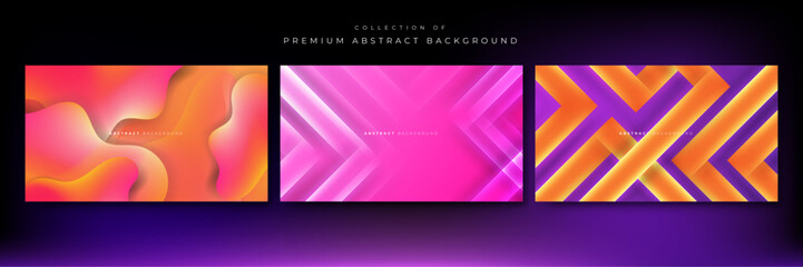 Abstract colorful geometric wave background