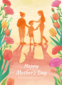 Sweet mother's day poster