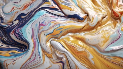 Obraz premium Abstract oil painted background. Gradient mix oil paint. Texture paint. generative ai