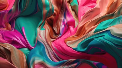 Fototapeta premium Abstract oil painted background. Gradient mix oil paint. Texture paint. generative ai