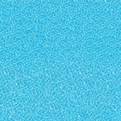 Seamless texture of ocean waves. Blue, transparent sea surface with waves. Aesthetic, abstract background for design, advertising, 3D. Empty space for inscriptions.