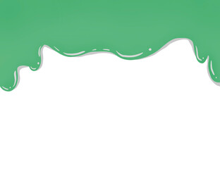 green melting chocolate dip