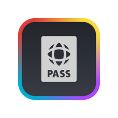 Passport - Pictogram (icon)