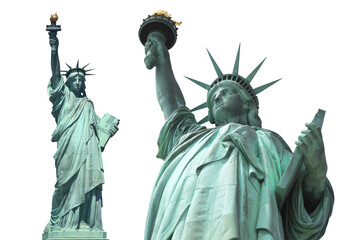 Statue of liberty / Transparent background - 591412643