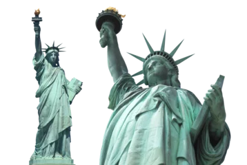 Meubelstickers Vrijheidsbeeld Statue of liberty / Transparent background