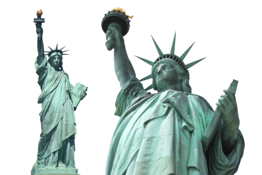 Statue of liberty / Transparent background