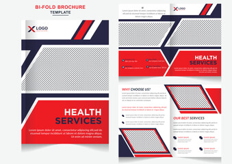 Healthcare Medical brochure presentation template, company profile  brochure design