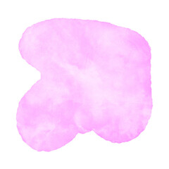 Obraz premium Pink Watercolour Abstract Shapes