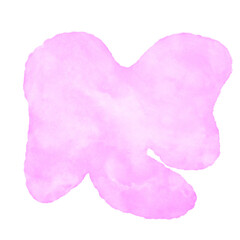 Pink Watercolour Abstract Shapes
