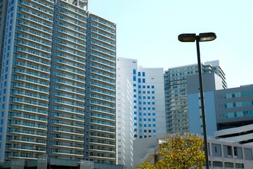 Obraz premium buildings in downtown city