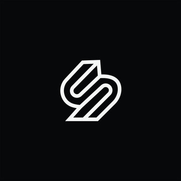 initial logo s design icon business line art