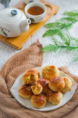 bakpia or cookies filled mung beans