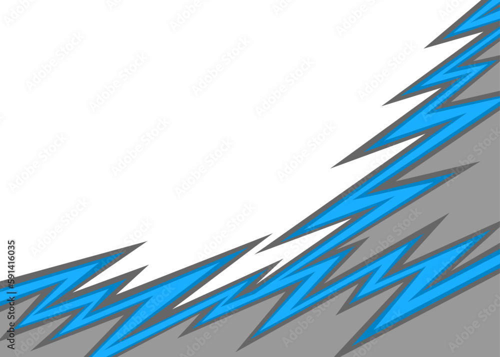 Poster abstract background with jagged zigzag pattern and with some copy space area