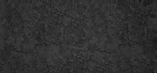 aesthetic black plaster or stucco panoramic background