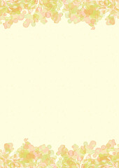 秋っぽい水彩風の縦型背景