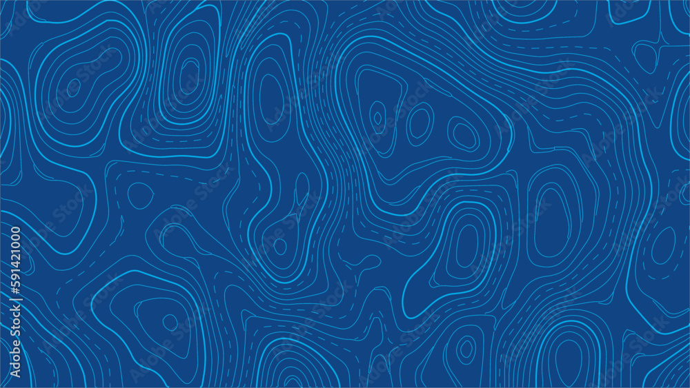 Aufkleber stylized topographic map outline height in lines and contours. the concept of a conditional geograph