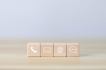 Contact us or customer support hotline where people are connected (email, address, live chat, wifi...