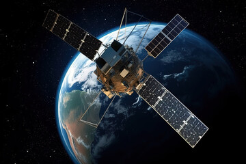 Obraz na płótnie Canvas satellite in space