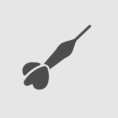 Dart vector icon eps 10. Arrow illustration.
