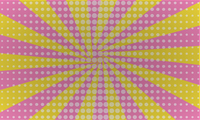retro halftone Comic cartoon pink and yellow stripe background,retro pop background