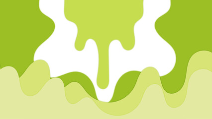 wave abstract papercut style colorful design background