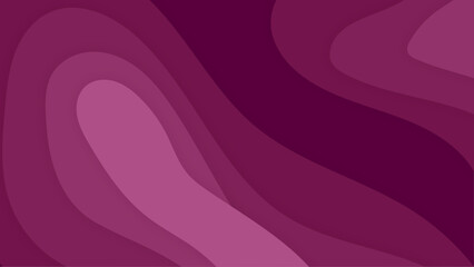 Wave abstract papercut style colorful design background