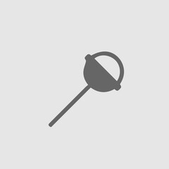 Lollipop vector icon eps 10. Simple isolated illustration.