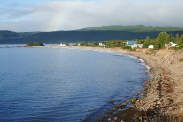 Obraz premium scenic landscape at the coastline of Nova Scotia,