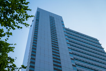 Obraz premium Urban Architecture Modern Office of Building Business District.
