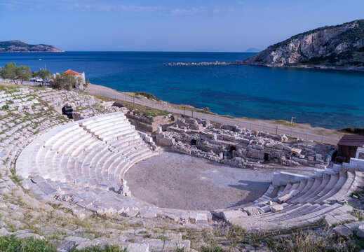 The ancient city of Knidos is one of the most important western Anatolian coastal cities. It is within the borders of Yazı Village, Datca District of Mugla Province, Turkey