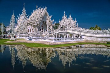 Wat Rong Khun Buddhist temple in Thailand