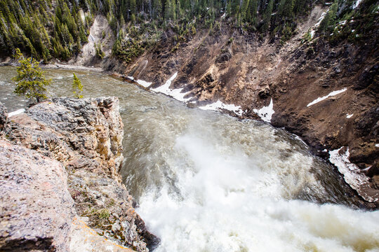 Dans le parc de Yellowstone