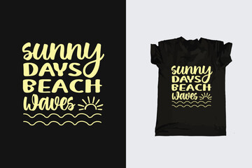 Summer Typography T-shirt Design, Summer and beach Quotes lettering svg design Summer vibes Graphic tee print and merchandise, sticker, banner, poster, flyer, badge,vector illustration  
