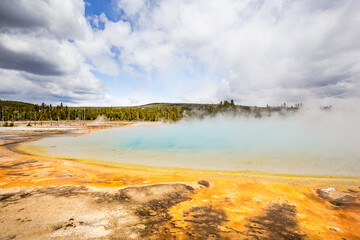 Grand Prismatic Spring &agrave; Yellowstone