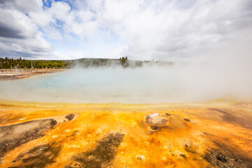Grand Prismatic Spring à Yellowstone