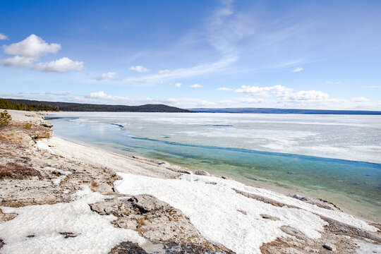 Dans le parc de Yellowstone