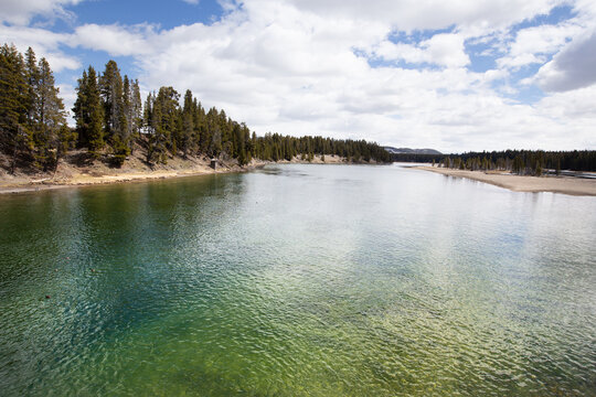 Dans le parc de Yellowstone