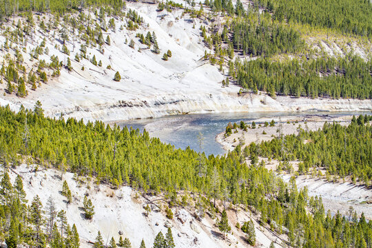 Dans le parc de Yellowstone
