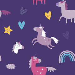 Unicorn cute pattern
