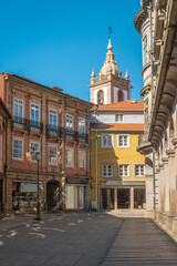 Fototapeta na wymiar Old town architecture of Braga, Portugal.